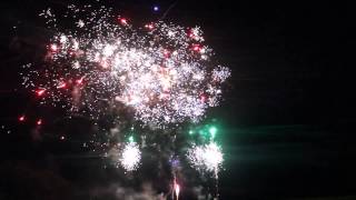 preview picture of video 'Optimum Fireworks - Peel Entertainment Xmas Party Display at Eden, Broughton Hall on 13/12/2013'