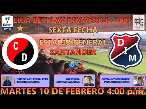 CÚCUTA DEPORTIVO VS. DEPORTIVO INDEPENDIENTE MEDELLÍN.