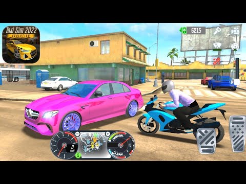 Taxi Sim 2020 Android Gameplay | Driving Luxury Mercedes Car Uber In Miami | Taxi Sim 2022 Evolution
