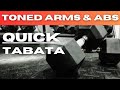 Get Toned Arms Abs In Just 4 Minutes Upper Body Tabata