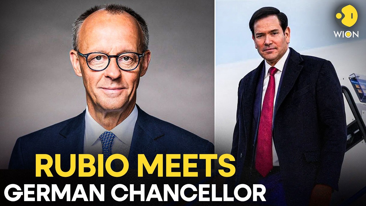 EU LIVE: US Secretary Of State Rubio Meets German Chancellor Merz | WION