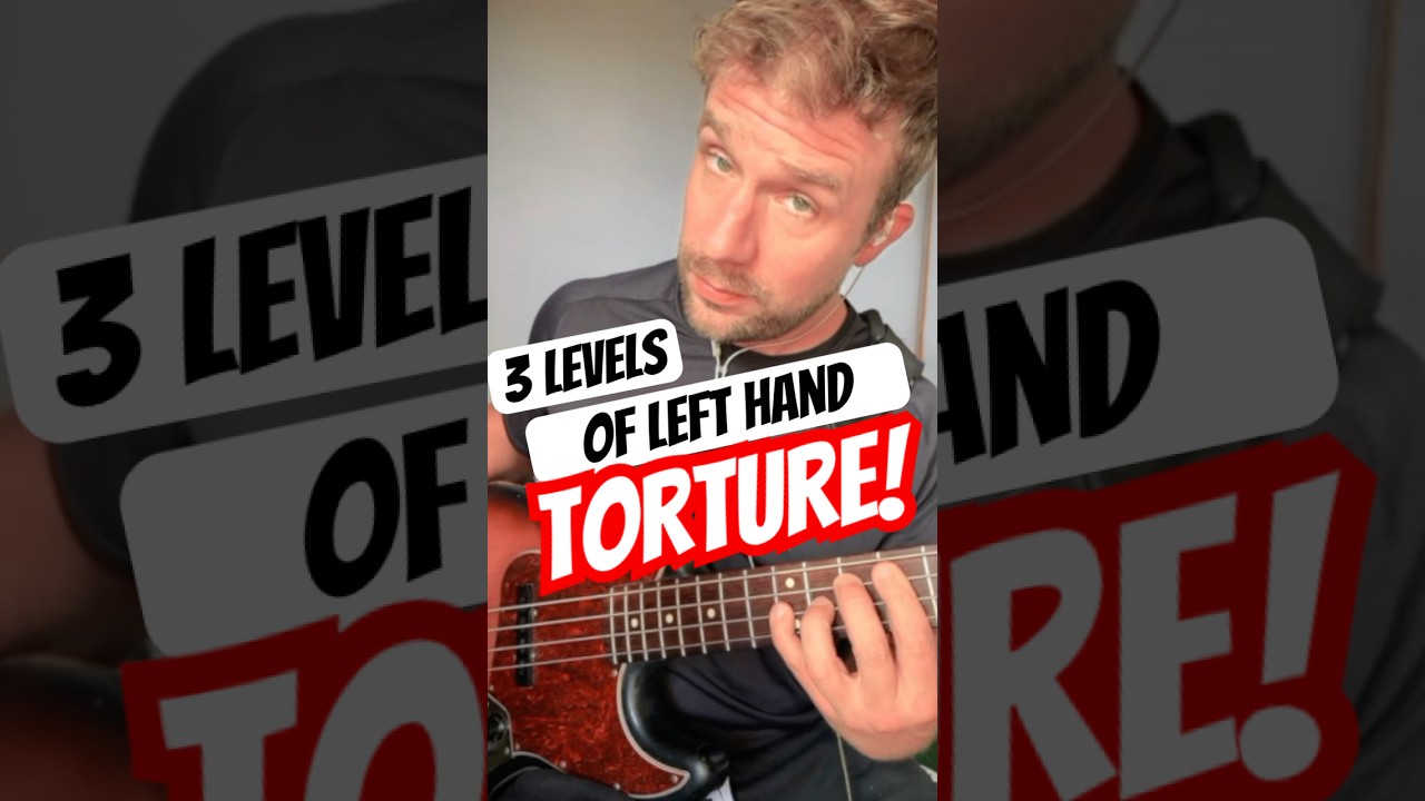 3 levels of my favourite left hand exercise for strength, agility and endurance!