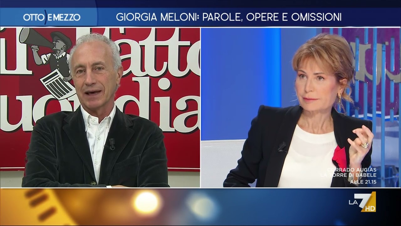 Atreju, Marco Travaglio: "Meloni è establishment, ma si finge sola contro tutti"