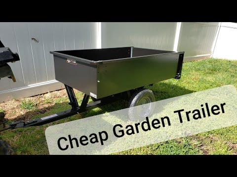 AgriFab 750lb Garden Trailer Build and Review