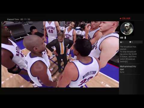 NBA 2k16 MyLeague 00 Raptors vs Thunder