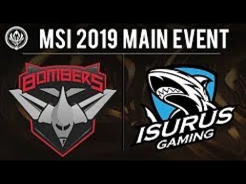 Bombers vs Isurus Gaming   MSI 2018 Play In   BMR vs ISG
