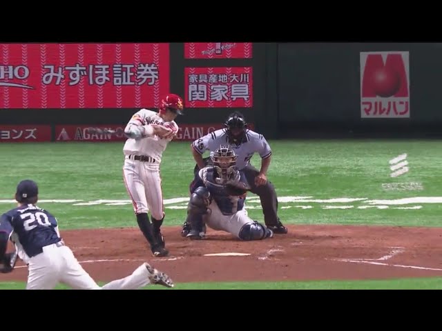 【4回裏】ホークス・高田 今シーズン1号は大きな先制アーチ!! 2017/7/18 H-L