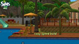 ☀️ ⛱️ getting ready for summer! | sims 2 vacation house speed build