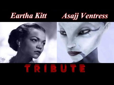 Asajj Ventress Eartha Kitt tribute - I Want To Be Evil remix music video