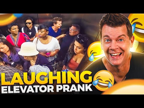 Laughing in an elevator prank | Jack Vale