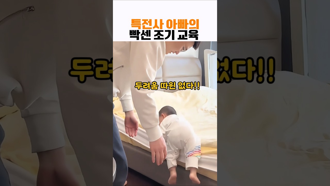 특전사식 조기교육과 아기 놀이의 균형