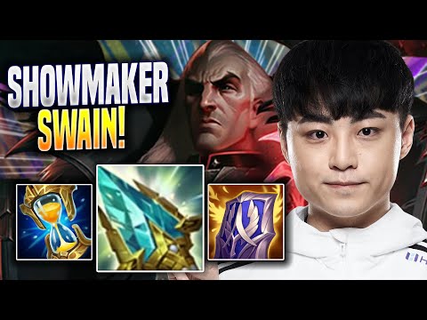 SHOWMAKER IS A MONSTER WITH SWAIN! - DK ShowMaker Plays Swain MID vs Ahri! | Preseason 2023