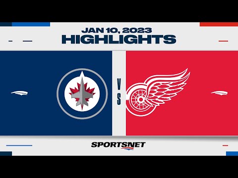 NHL Highlights | Jets vs. Red Wings - January 10, 2023