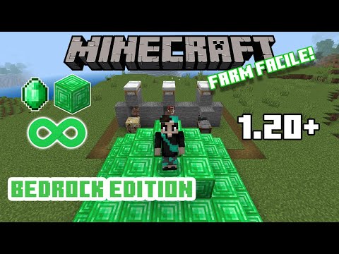 *NEW* How to Farm Infinite Emeralds on Bedrock Edition (and Java)!!! || MINECRAFT ITA