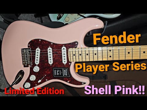 Fender Limited Edition Player Stratocaster - Gig Bag and Installed Locking Tuners Included - Shell Pink and Maple Fretboard image 9