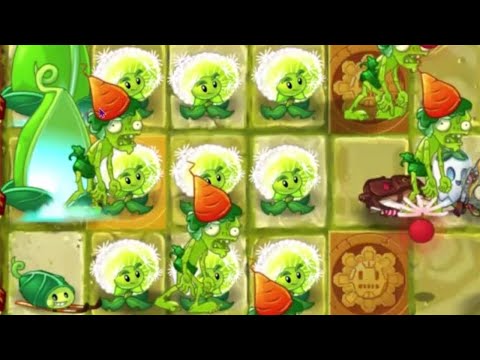 Cosmic chillin': Plants vs. Zombies 2 Endless Zone (Temple of Bloom level 40)