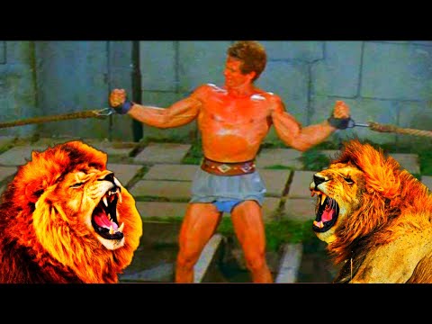 Atlas In The Land Of The Cyclops (1961) ~ Lion's Pitt | Test Of Strength | Classic Peplum Muscle!