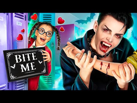 Mi Sono Innamorata di un Vampiro! Trasformazione da Nerd a Popolare!
