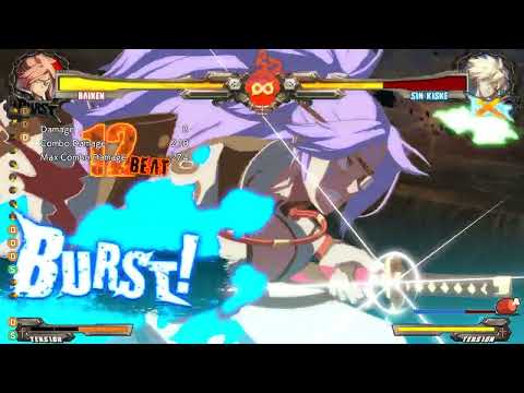 GG Xrd Rev 2 Baiken combo