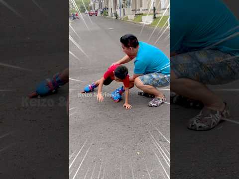 Cara biar ga sakit waktu jatuh main sepatu roda⁉️