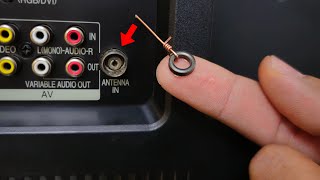 The Smallest Magnet Can Unlock All TV Channels || Antenna Booster