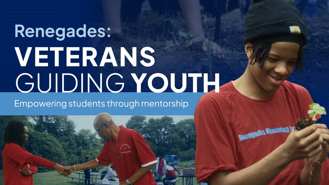 Watch video titled Renegades: Veterans Guiding Youth | Penn Medicine CAREs on YouTube