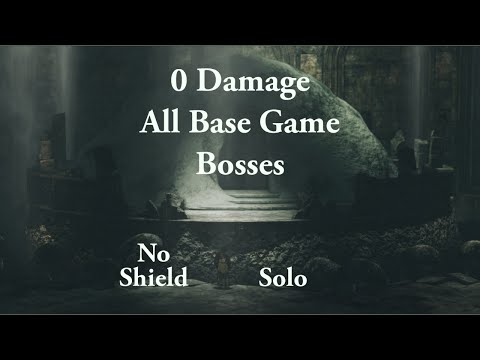 NG 0 Damage 0 Hits Taken All Base Game Bosses [DS2]
