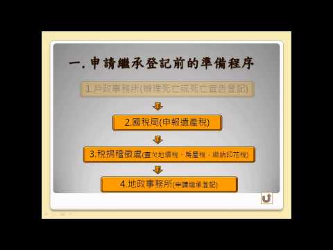 知識小學堂-繼承登記[影音封面圖]