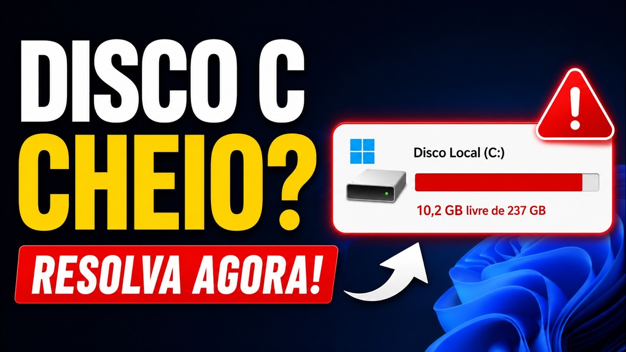 Disco C Cheio? Aprenda a Aumentar Espaço SEM Perder Arquivos