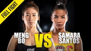 Meng Bo vs. Samara Santos | ONE Championship Full Fight