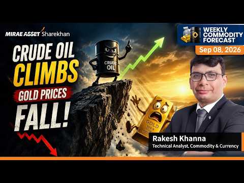 Gold in FREE FALL, Crude Oil soars again | Commodities under Pressure due to reversal of oil flows