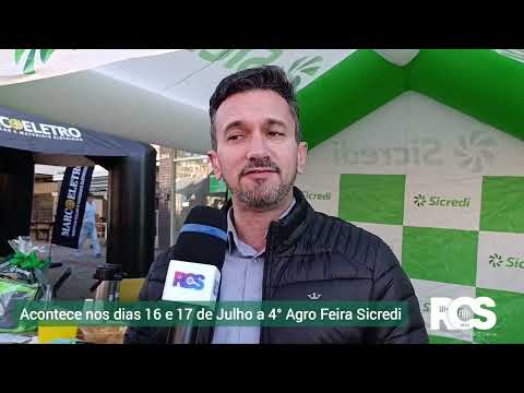 Começa hoje a 4ª Agro Feira Sicredi em São Jorge D'Oeste