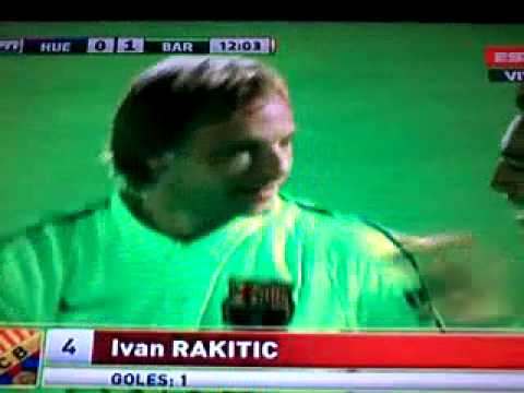 Gol de Rakitic/ SD Huesca 0 -1 FC Barcelona