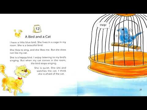 One story a day - Book 1 for January - A Bird and a Cat