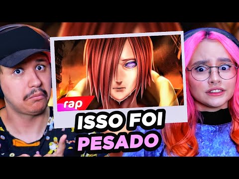 Essa pegou no CORAÇÃO! RAP DO NAGATO (NARUTO) MINHA DOR | React 7 Minutoz