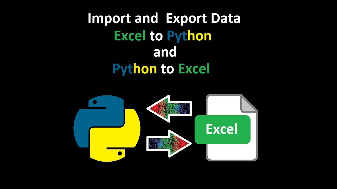 Import and export excel file .xlsx format to Python