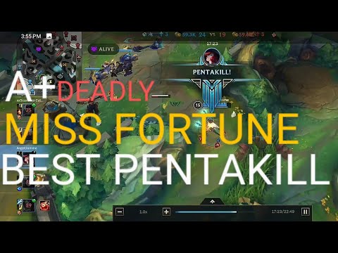 INSTA - PENTA KILL : MISS FORTUNE MELT THE ENEMY DOWN | SEASON 4 - WILDRIFT