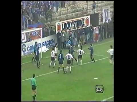 U. DE CHILE 1-0 Fernández Vial. 4° Fecha, T. Nacional 1992
