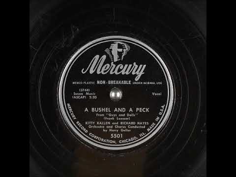 A Bushel and a Peck ~ Kitty Kallen and Richard Hayes (1950)
