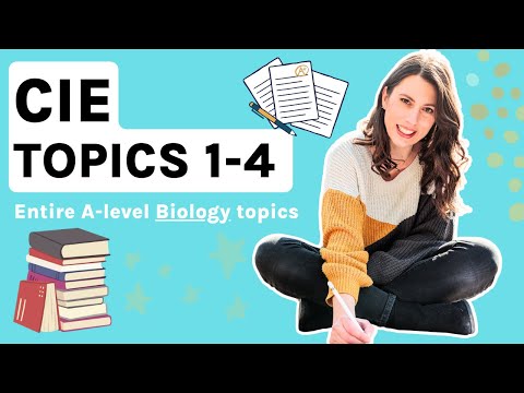 CIE Entire Topics 1-4 | Biological molecules, cells, enzymes and membranes. Cambridge International