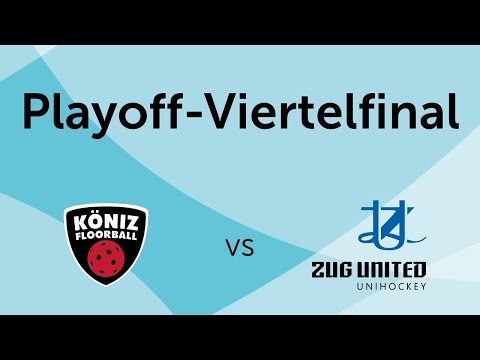 Playoff-Viertelfinal Floorball Köniz gegen Zug United