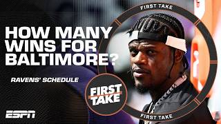 How many games will Lamar Jackson and the Ravens win 🧐 Baltimore schedule breakdown ✍️ | First Take