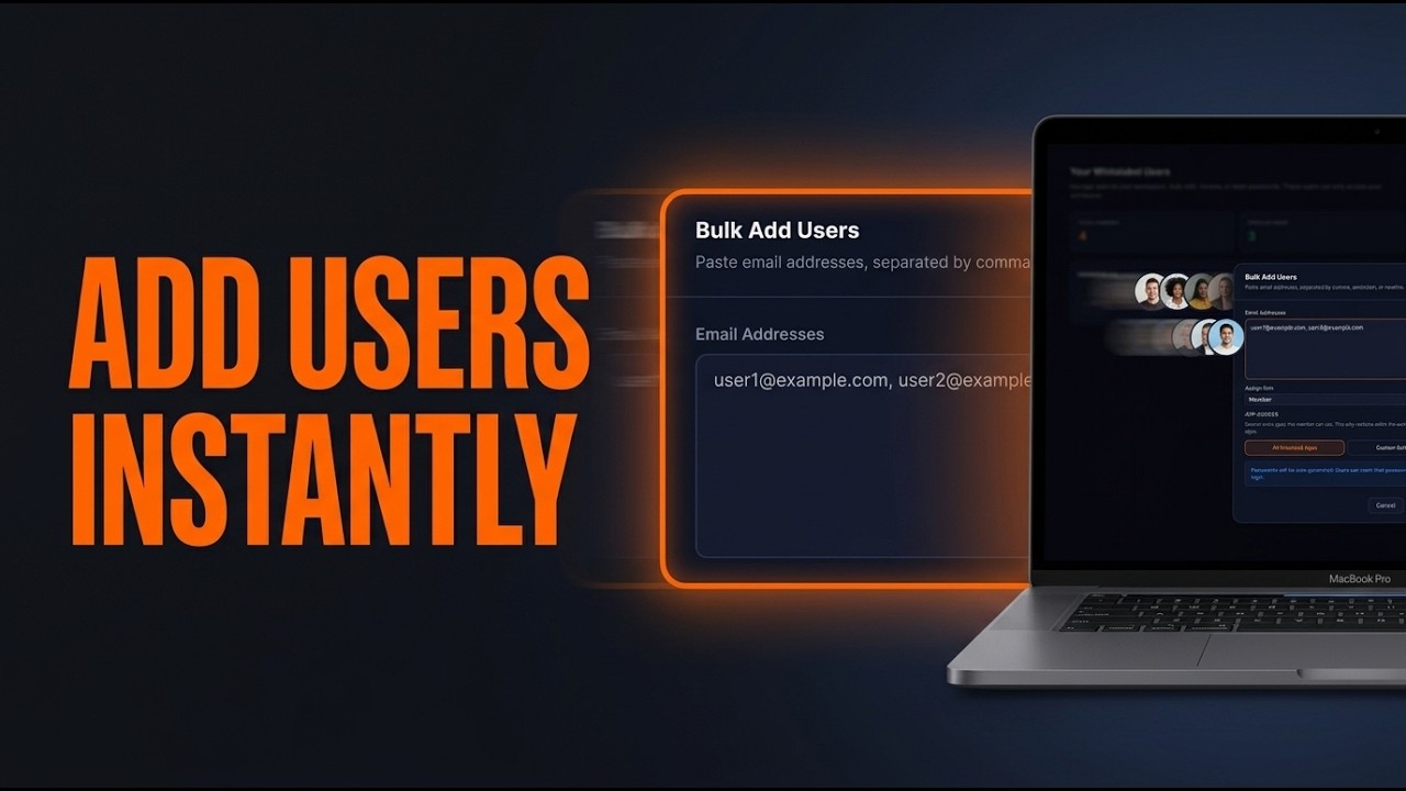 Bulk Add Users