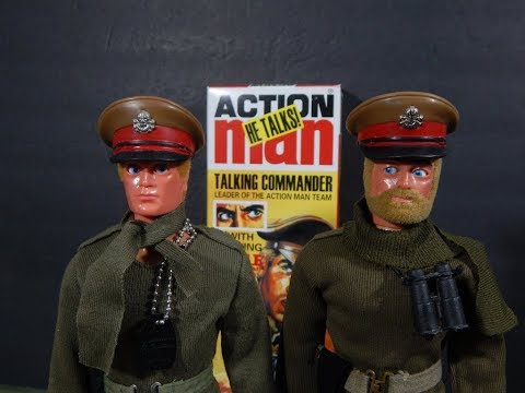 Action Man Talking Commander Quick Fix & Vintage vs 40th