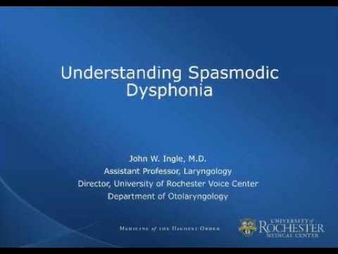 Understanding Spasmodic Dysphonia