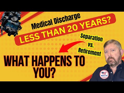 Military Medical Discharge Less Than 20 Years - Separation Pay or Disability Retirement? #military