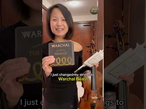 🎻 Warchal The BEAST Violin Strings - First Impressions (Before My Concert in Poland)