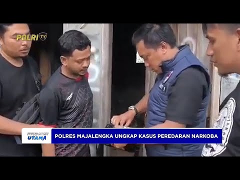 POLRES MAJALENGKA UNGKAP KASUS PEREDARAN NARKOBA