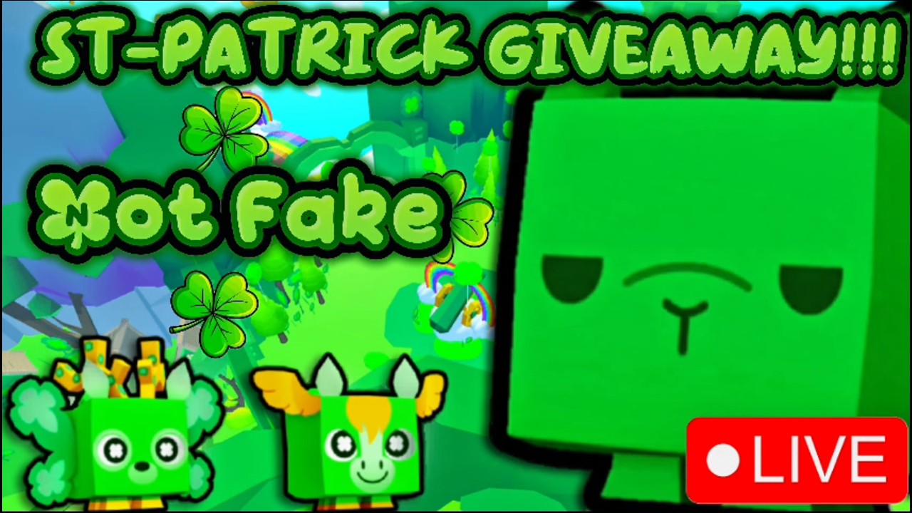 🔴Live🍀ADMIN ABUSE!!!!Grinding And Insane Giveaway Live🍀(Pet Simulator 99!)