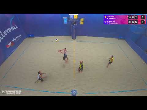 08:45 I. Skrynnik / V. Shapoval - V. Antoniuk / Y. Yevdokymov 07.09.2022 | Winners Beach Volleyball